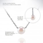 Handpicked AAA+ Freshwater Cultured Single Pearl Necklace Pendant | Gold Necklaces for Women