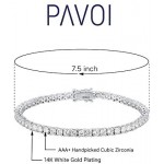 PAVOI 14K Gold Plated Cubic Zirconia Classic Tennis Bracelet | Gold Bracelets for Women | Size 6.5-7.5 Inch PAVOI 14K Gold Plated Cubic Zirconia Classic Tennis Bracelet | Gold Bracelets for Women | Size 6.5-7.5 Inch