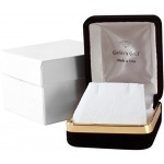 Galaxy Gold 14k 22" White Gold Natural Blue Sapphire Drop Pendant Necklace